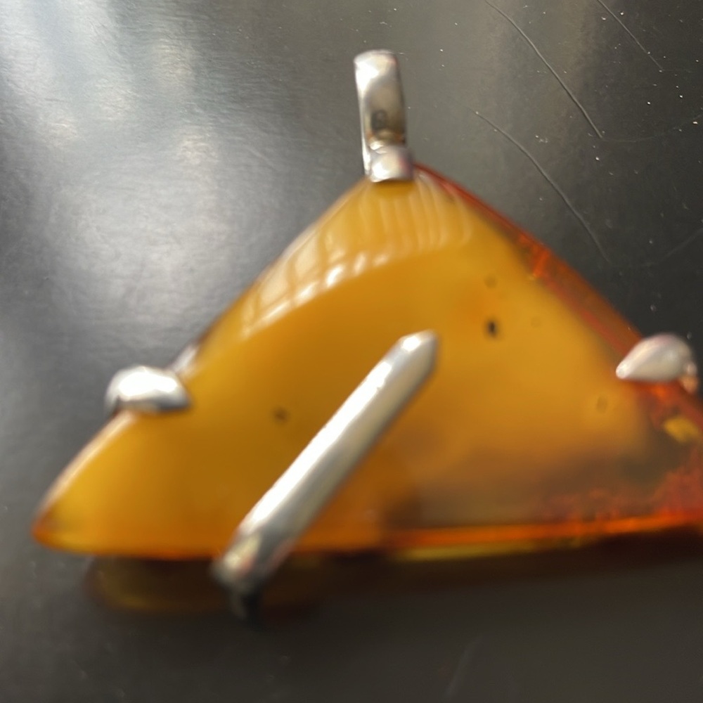 Amber 21.3 grams silver - Picture 3 of 3